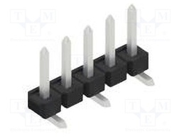 Connector: pin strips; pin header; male; PIN: 5; 2.54mm; SMT; 1x5