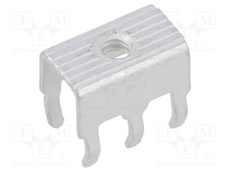 Terminal: screw terminal; THT,screw terminal; silver; straight