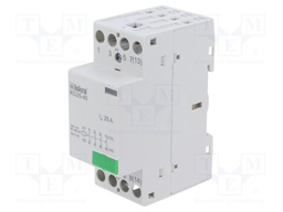 Contactor: 4-pole installation; NO x4; 230VAC; 220VDC; 25A; DIN