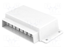 Enclosure: specialist; X: 95mm; Y: 68mm; Z: 28mm; ABS; grey