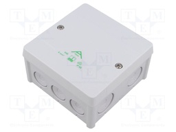 Enclosure: junction box; X: 102mm; Y: 102mm; Z: 57mm; IP66; grey; ABOX