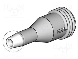 Nozzle: desoldering; 1.4x1.9mm
