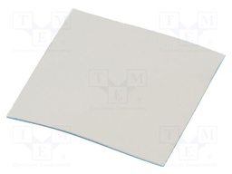 Tape: heat transfer; W: 30mm; L: 30mm; Thk: 0.5mm; 2W/mK; grey; 5kV