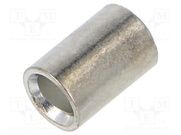 Tip: butt splice; 10mm2; crimped; for cable; tinned; copper