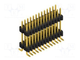 Connector: pin strips; pin header; male; PIN: 26; 1.27mm; SMT; 2x13