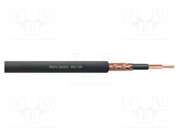 Wire: instrumental; 1x0.23mm2; stranded; Cu; black; PVC; -25÷65°C