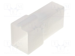 Terminals cover; male; for push-on 6.3mm connectors with lock