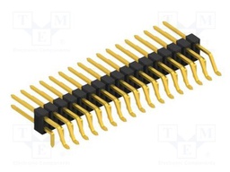 Connector: pin strips; pin header; male; PIN: 34; 2.54mm; SMT,THT