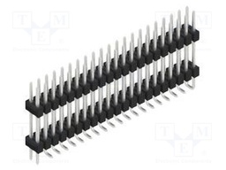 Connector: pin strips; pin header; male; PIN: 42; 2.54mm; SMT; 2x21