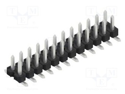 Connector: pin strips; pin header; male; PIN: 24; 2.54mm; SMT; 2x12
