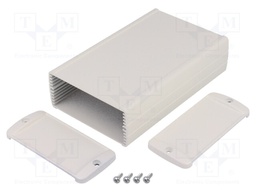 Enclosure: multipurpose; TEKAM; X: 85mm; Y: 145mm; Z: 37mm; aluminium
