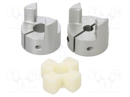 Coupling; Ø: 20mm; Ø1: 5mm; Ø2: 8mm; aluminium