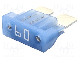 Fuse: fuse; 60A; 32VDC; automotive; 16.2mm; 16.2x6.5x18.5mm
