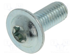 Screw; with flange; M8x20; Head: button; Torx®; steel; zinc