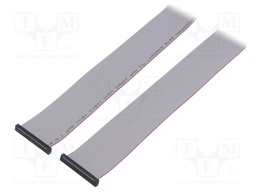 Ribbon cable with IDC connectors; Tape ph: 0.64mm; 1234.44mm