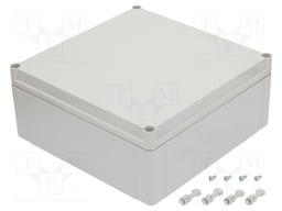 Enclosure: multipurpose; X: 300mm; Y: 300mm; Z: 132mm; FPC; IP66,IP67