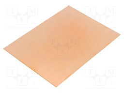 Laminate; FR4; 2mm; L: 100mm; W: 75mm; Coating: copper; double sided