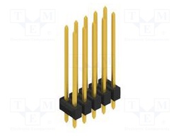 Connector: pin strips; pin header; male; PIN: 10; 2.54mm; THT; 2x5