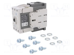 Contactor: 3-pole; NO x3; Auxiliary contacts: NC x2,NO x2; 230VAC
