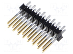 Connector: pin strips; pin header; male; PIN: 16; straight; 2.54mm