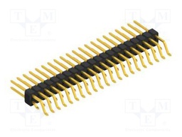 Connector: pin strips; pin header; male; PIN: 42; 2.54mm; SMT; 2x21