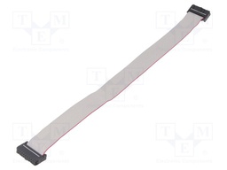 Ribbon cable with IDC connectors; 18x28AWG; Cable ph: 1.27mm