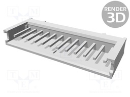 Socket; wire-board; male; AMPMODU MOD II; 2.54mm; PIN: 12; THT