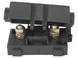 Black; M5 screw; Fuse acces: fuse holder; 51.5x23mm