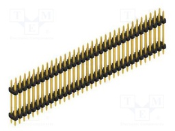 Connector: pin strips; pin header; male; PIN: 68; 2mm; THT; 2x34