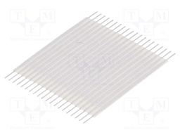 Connector: jumper cable; Cable ph: 1.27mm; L: 25.4mm; straight