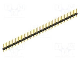 Connector: pin strips; pin header; male; PIN: 50; 2mm; THT; 1x50