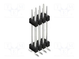 Connector: pin strips; pin header; male; PIN: 8; 2.54mm; SMT; 2x4