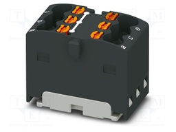 Splice terminal: rail; 17.5A; 450V; push-in; PA; L: 17.7mm; W: 12.5mm