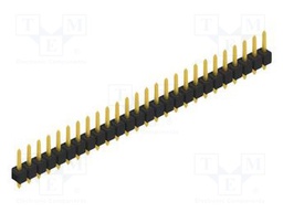 Connector: pin strips; pin header; male; PIN: 26; 2.54mm; THT; 1x26