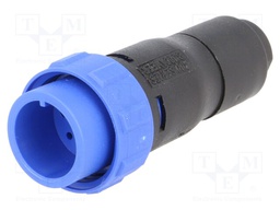 Connector: circular; plug; male; PIN: 8; w/o contacts; for cable