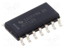 IC: digital; bus buffer; Ch: 4; CMOS,TTL; SMD; SO14; 4.5÷5.5VDC; HCT