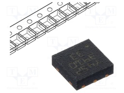 LDO Voltage Regulator, Fixed, 1.5 V to 5.5 V in, 200 mV drop, 3.3 V/1 A out, DFN-6
