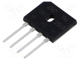 Bridge rectifier: single-phase; Urmax: 400V; If: 25A; Ifsm: 350A