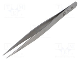 Tweezers; 120mm; for precision works; Blade tip shape: sharp
