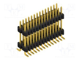 Connector: pin strips; pin header; male; PIN: 28; 1.27mm; SMT; 2x14
