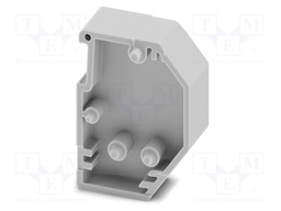 Separating plate; L: 24.4mm; ways: 1; W: 8.2mm; H: 18.5mm; Body: grey