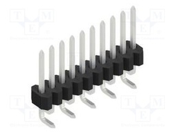 Connector: pin strips; pin header; male; PIN: 10; 1.27mm; SMT; 1x10