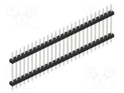 Connector: pin strips; pin header; male; PIN: 26; 2mm; THT; 1x26
