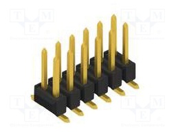 Connector: pin strips; pin header; male; PIN: 12; 2.54mm; SMT; 2x6