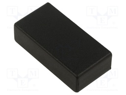 Enclosure: designed for potting; X: 35mm; Y: 71mm; Z: 19mm; black