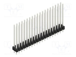 Connector: pin strips; pin header; male; PIN: 38; 2.54mm; THT; 2x19