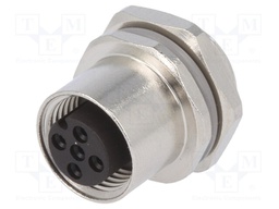 Socket; M12; PIN: 3; female; A code-DeviceNet / CANopen; soldering