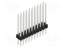 Connector: pin strips; pin header; male; PIN: 20; 2.54mm; THT; 2x10