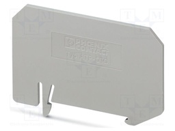 Separating plate; L: 41.8mm; W: 2mm; H: 64.4mm; Body: grey