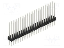 Connector: pin strips; pin header; male; PIN: 40; 2.54mm; THT; 2x20